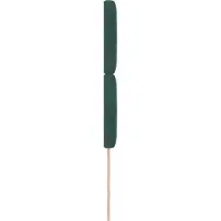 vidaXL Tête de lit LED avec rampes d'éclairage LED vert foncé 100 cm velours