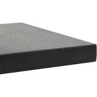 vidaXL Pied de parasol Granit 28,5 kg Carré Noir