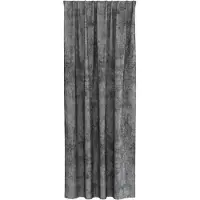vidaXL Rideaux en velours avec tringles 2 pièces Gris 225 x 140 cm Velours