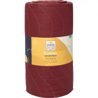 Vitality Pur - Couvre-lit en coton de luxe - 2 personnes - Bleu/Rouge - 240x215