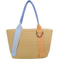 Fritzi aus Preußen sac à épaule sac shopper Happy Summer Shopper Blue Wood beige