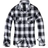 Brandit Chemisier 'Amy' noir / blanc