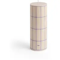 HAY Column Bougie Off-white with Blue Grid Check | Medium