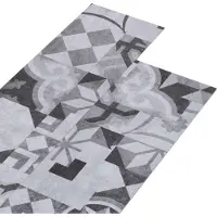 vidaXL Planches de Sol Autocollantes 32 pcs Motif Gris 4,46 m² PVC