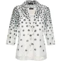 Goldner Chemisier gris / noir / blanc