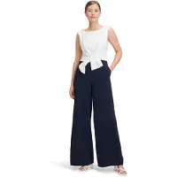 Vera Mont Combinaison bleu foncé / blanc