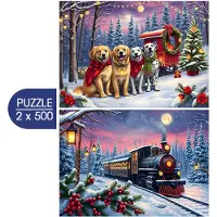Bluebird Puzzle Puzzle 2 Puzzles - Christmas is Coming - 500 à 999 pièces