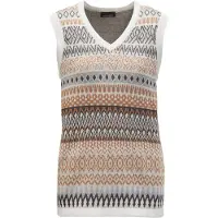 Goldner Pull-over beige / marron / gris / blanc