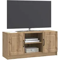vidaXL Meubles TV, 102 x 34,5 x 47 cm, imitation chêne artisanal, panneaux de particules