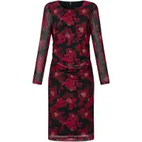 Goldner Robe fourreau rouge / noir