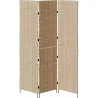 vidaXL Paravent Beige 147 x 180 cm polyrotin