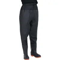 vidaXL Cuissardes avec bottes noir taille 40