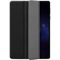 Just in Case PU-Leder Book Hülle Schwarz Lenovo Tab Legion (3rd Gen) (Lenovo Idea Tab Pro), Étui pour tablette, Noir