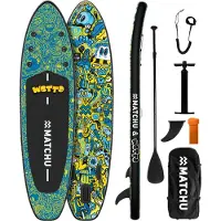 Matchu Sports - SUP board - Designed by Wotto - Limited ART collection - Stand up paddle board - 320x81x15 - Gonflable - Premium quality