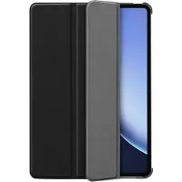 Just in Case Smart PU-Leder Book Hülle Schwarz OnePlus Pad 3 (Nubia Pad 3D), Étui pour tablette, Noir