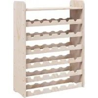 vidaXL Casier à vin et panneau supérieur 67,5x25x87 cm bois pin massif