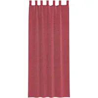 vidaXL Voile Rideaux avec passants 2 pcs. Rouge vin 140x260 cm