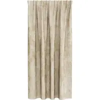 vidaXL Rideaux en velours avec tringles 2 pièces Crème 175 x 140 cm Velours