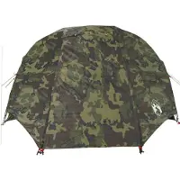 vidaXL Tente de pêche 5 personnes motif camouflage étanche à l'eau