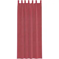 vidaXL Voile Rideaux avec poches pour tringles 2 pcs. Bordeaux