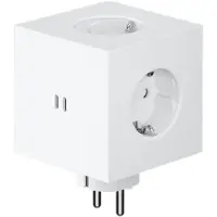Avolt Square 2 USB-C Prise Extenseur Opal White (Martinelli Luce)