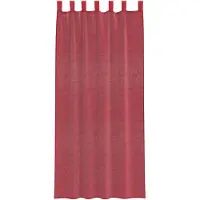 vidaXL Voile Rideaux avec poches pour tringles 2 pcs. Bordeaux