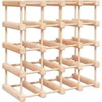 vidaXL Casier à vin pour 20 bouteilles 46,5x23x46,5 cm pin massif