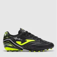 Joma Bottes de football Homme Aguila 25 AG terrain synthétique Noir/Fluoro Green
