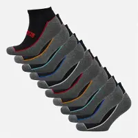 Bench Chaussettes d'entraînement Homme Morin, lot de 10, avec semelle intérieure éponge Noir