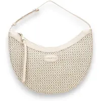 Hispanitas pour femme. BV264718 Pochette blanc cassé (OSFA), Beige, Casuel, Polyuréthane