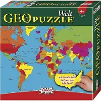 AMIGO Spiel + Freizeit GmbH GeoPuzzle World (68 pièces)