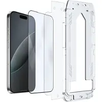 Just in Case Gehärtetes Glas Clear Displayschutzfolie mit Einbaurahmen Apple iPhone Air (1 pcs, Apple iPhone 17, Apple iPhone Air), Téléphone portable : film de protection, Transparent