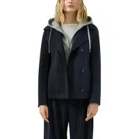 s.Oliver Veste mi-saison bleu marine / gris clair