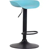 CLP Tabouret de bar Anaheim plastique noir