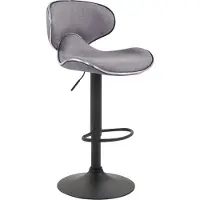 CLP Tabouret de bar Las Vegas V2 tissu noir