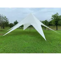 CLP Tente étoile : Couleur - Blanc, Taille - 14 m