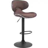 CLP Tabouret de bar Las Vegas V2 tissu noir