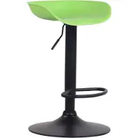 CLP Tabouret de bar Anaheim plastique noir