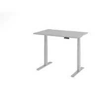 Hjh OFFICE PRO XDKB 12 S | 120x80 | réglable en hauteur électriquement - Gris