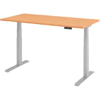 Hjh OFFICE PRO XDKB 16 S | 160x80 | réglable en hauteur électriquement - hêtre