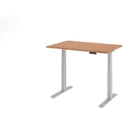 Hjh OFFICE PRO XDKB 12 S | 120x80 | réglable en hauteur électriquement - Noyer