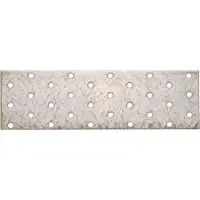 Kraftmann 80785 Plaque perforée en acier, 200 x 60 mm