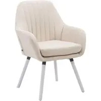 CLP Chaise Florian Tissu blanc