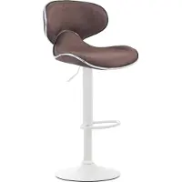 CLP Tabouret de bar Las Vegas V2 tissu blanc