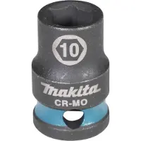 Makita Clé à douille E-15914 Impact Black 3/8pouce extérieur 4 pans D.10mm court