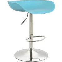 CLP Tabouret de bar Anaheim plastique chromé