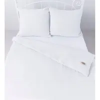 MULTITEX Linge de lit, mousseline de coton, élégant, dans une boîte, 160x200 01 Blanc