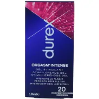 Durex Gel Orgasm' Intense - Gel stimulant - Effet Chaud/Froid - 10ml 10 ml Lubrifiant(S)