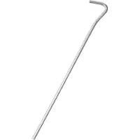 vidaXL Piquets de tente 25 pcs 23 cm Ø5 mm acier galvanisé
