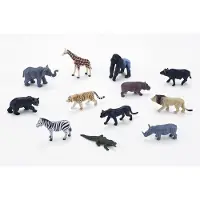 MOJO Jeu Wildlife Mini Wild Animals, 12dlg. - 380057